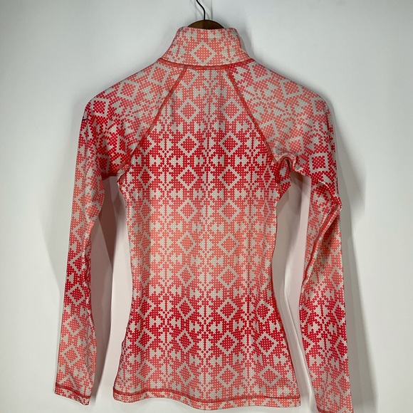 Nike Pro Dri Fit Qtr Zip Pullover, peach ombre’ - Picture 8 of 15